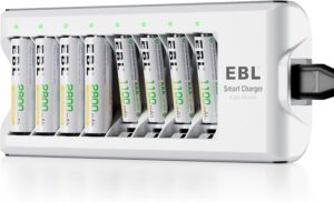 Cargador de pilas recargables EBL 808 Opiniones